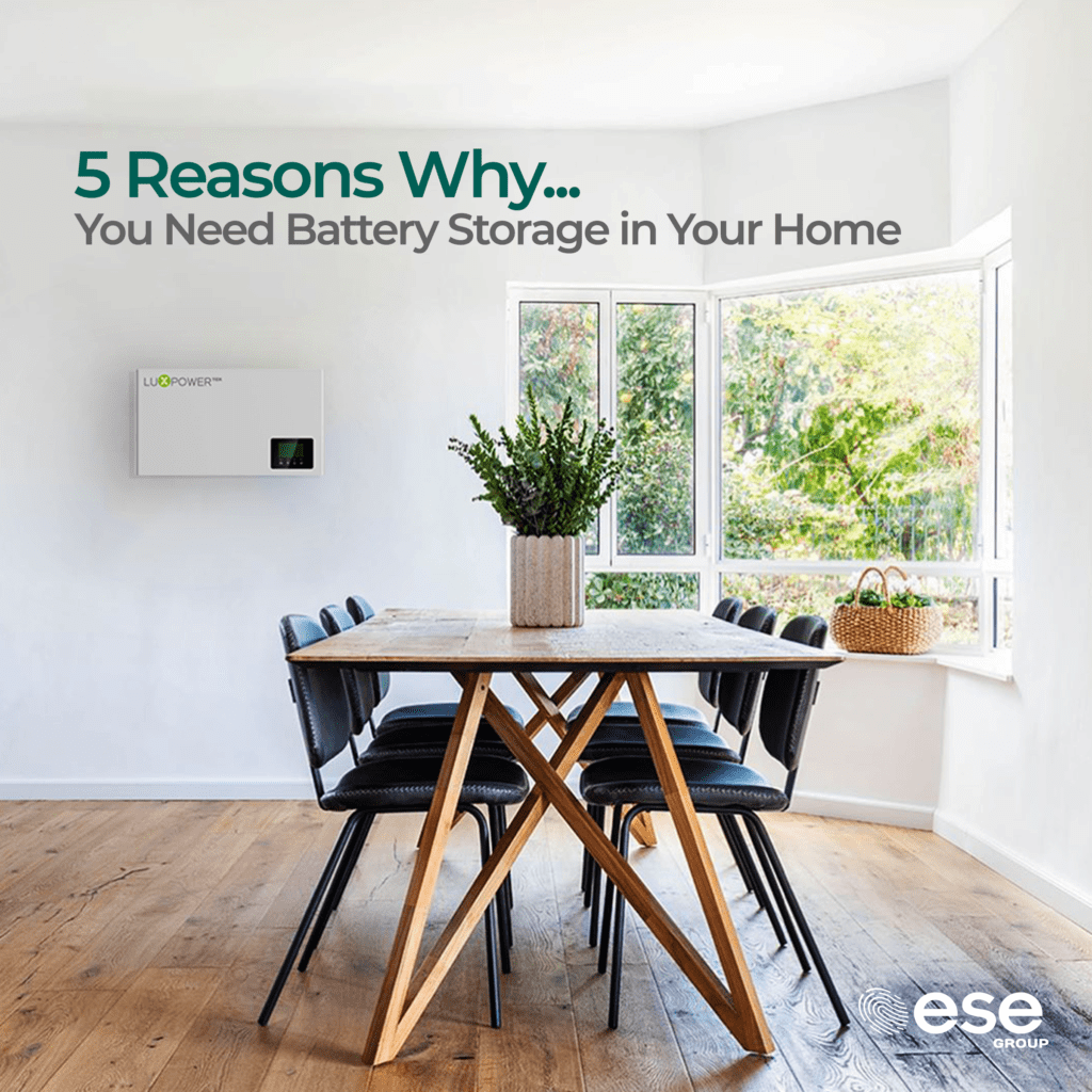 5 Reasons to choose Battery Storage - ESE Group